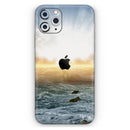 Majestic Sky on Crashing Waves - Protective Skin Wrap & Decal – Compatible with iPhone SE to iPhone 17 Pro Max (All Models)