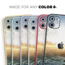 Majestic Sky on Crashing Waves - Protective Skin Wrap & Decal – Compatible with iPhone SE to iPhone 17 Pro Max (All Models)