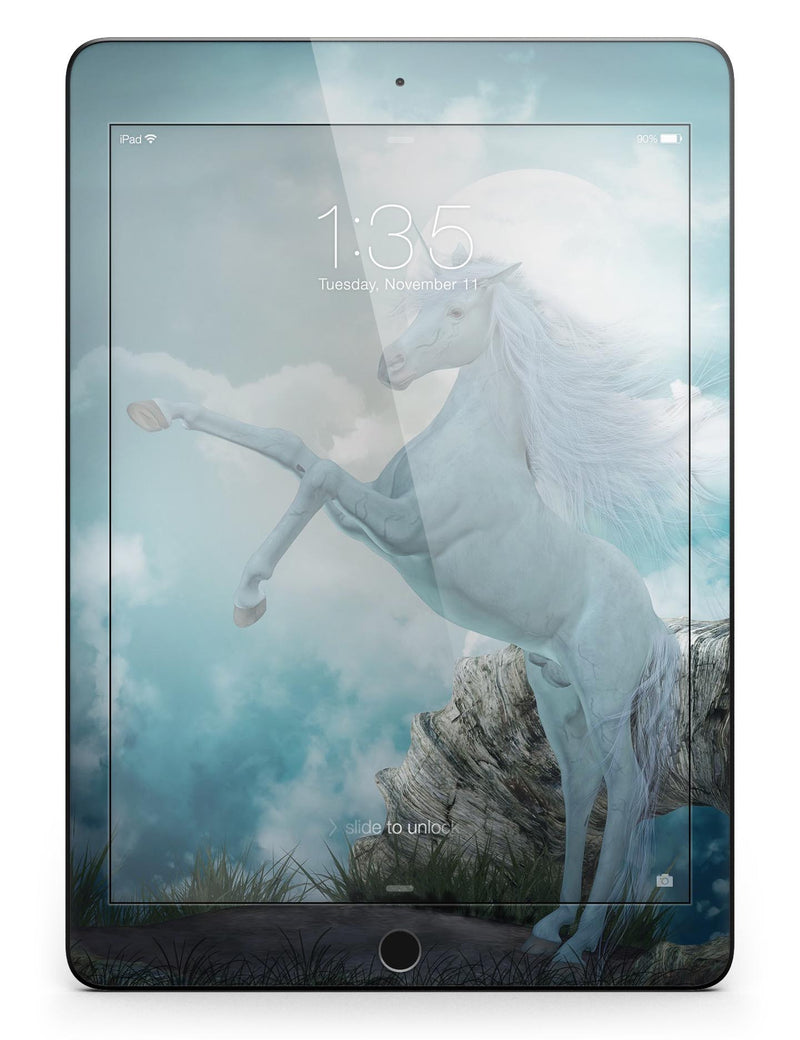 Majestic White Stallion Unicorn - iPad Pro 97 - View 6.jpg