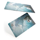 Majestic White Stallion Unicorn - Premium Protective Decal Skin-Kit for the Apple Credit Card