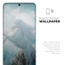Majestic White Stallion Unicorn - Premium Vinyl Skin Decal for Samsung Galaxy S25 Ultra, S24, S23, S22 & All Galaxy S Models