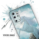 Majestic White Stallion Unicorn - Premium Vinyl Skin Decal for Samsung Galaxy S25 Ultra, S24, S23, S22 & All Galaxy S Models
