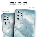 Majestic White Stallion Unicorn - Premium Vinyl Skin Decal for Samsung Galaxy S25 Ultra, S24, S23, S22 & All Galaxy S Models