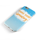 Make Today Amazing Blue Fall iPhone 6/6s or 6/6s Plus 2-Piece Hybrid INK-Fuzed Case