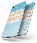 Make Today Amazing Blue Fall - Skin-kit for the iPhone 8 or 8 Plus