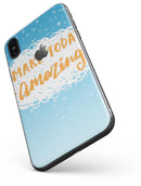 Make Today Amazing Blue Fall - iPhone X Skin-Kit
