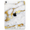 Marble & Digital Gold Foil V1 - Full Body Skin Decal for the Apple iPad Pro 12.9", 11", 10.5", 9.7", Air or Mini (All Models Available)