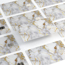 Marble & Digital Gold Foil V2 - Premium Protective Decal Skin-Kit for the Apple Credit Card