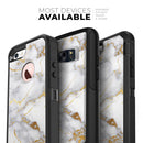 Marble & Digital Gold Foil V2 - Skin Kit for the iPhone OtterBox Cases