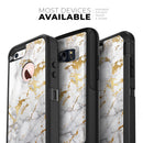 Marble & Digital Gold Foil V5 - Skin Kit for the iPhone OtterBox Cases