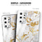 Marble & Digital Gold Foil V5 - Skin-Kit for the Samsung Galaxy S-Series S20, S20 Plus, S20 Ultra , S10 & others (All Galaxy Devices Available)