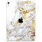 Marble & Digital Gold Foil V5 - Full Body Skin Decal for the Apple iPad Pro 12.9", 11", 10.5", 9.7", Air or Mini (All Models Available)