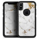 Marble & Digital Gold Foil V6 - Skin Kit for the iPhone OtterBox Cases