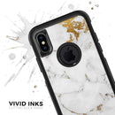 Marble & Digital Gold Foil V6 - Skin Kit for the iPhone OtterBox Cases