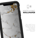Marble & Digital Gold Foil V6 - Skin Kit for the iPhone OtterBox Cases