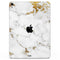 Marble & Digital Gold Foil V6 - Full Body Skin Decal for the Apple iPad Pro 12.9", 11", 10.5", 9.7", Air or Mini (All Models Available)