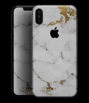 Marble & Digital Gold Foil V6 - iPhone XS MAX, XS/X, 8/8+, 7/7+, 5/5S/SE Skin-Kit (All iPhones Available)