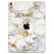 Marble & Digital Gold Foil V7 - Full Body Skin Decal for the Apple iPad Pro 12.9", 11", 10.5", 9.7", Air or Mini (All Models Available)