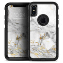 Marble & Digital Gold Foil V8 - Skin Kit for the iPhone OtterBox Cases