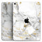 Marble & Digital Gold Foil V8 - Full Body Skin Decal for the Apple iPad Pro 12.9", 11", 10.5", 9.7", Air or Mini (All Models Available)