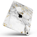 Marble & Digital Gold Foil V8 - Full Body Skin Decal for the Apple iPad Pro 12.9", 11", 10.5", 9.7", Air or Mini (All Models Available)