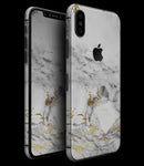 Marble & Digital Gold Foil V8 - iPhone XS MAX, XS/X, 8/8+, 7/7+, 5/5S/SE Skin-Kit (All iPhones Available)