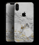 Marble & Digital Gold Foil V8 - iPhone XS MAX, XS/X, 8/8+, 7/7+, 5/5S/SE Skin-Kit (All iPhones Available)