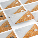 Marble & Wood Mix V2 - Premium Protective Decal Skin-Kit for the Apple Credit Card
