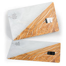 Marble & Wood Mix V2 - Premium Protective Decal Skin-Kit for the Apple Credit Card