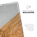 Marble & Wood Mix V2 - Full Body Skin Decal for the Apple iPad Pro 12.9", 11", 10.5", 9.7", Air or Mini (All Models Available)
