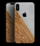 Marble & Wood Mix V2 - iPhone XS MAX, XS/X, 8/8+, 7/7+, 5/5S/SE Skin-Kit (All iPhones Available)