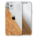 Marble & Wood Mix V2 - Protective Skin Wrap & Decal – Compatible with iPhone SE to iPhone 17 Pro Max (All Models)