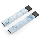 Marble & Digital Blue Frosted Foil V7 - Premium Decal Protective Skin-Wrap Sticker compatible with the Juul Labs vaping device
