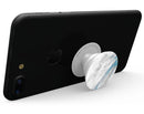 Marble & Digital Blue Frosted Foil V8 - Skin Kit for PopSockets and other Smartphone Extendable Grips & Stands