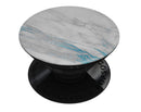 Marble & Digital Blue Frosted Foil V8 - Skin Kit for PopSockets and other Smartphone Extendable Grips & Stands