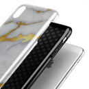 Marble & Digital Gold Foil V1 - iPhone X Swappable Hybrid Case