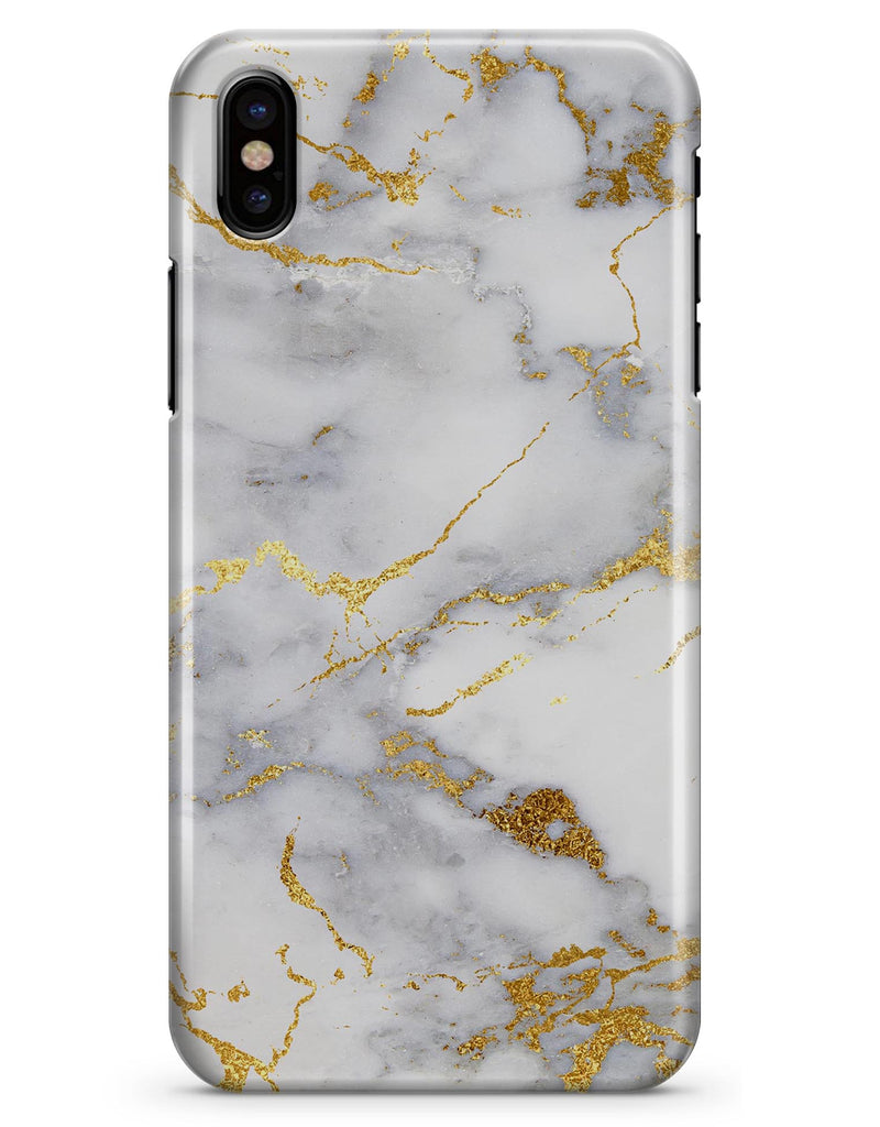 Marble & Digital Gold Foil V2 - iPhone X Clipit Case
