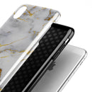 Marble & Digital Gold Foil V2 - iPhone X Swappable Hybrid Case