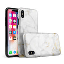 Marble & Digital Gold Foil V3 - iPhone X Swappable Hybrid Case