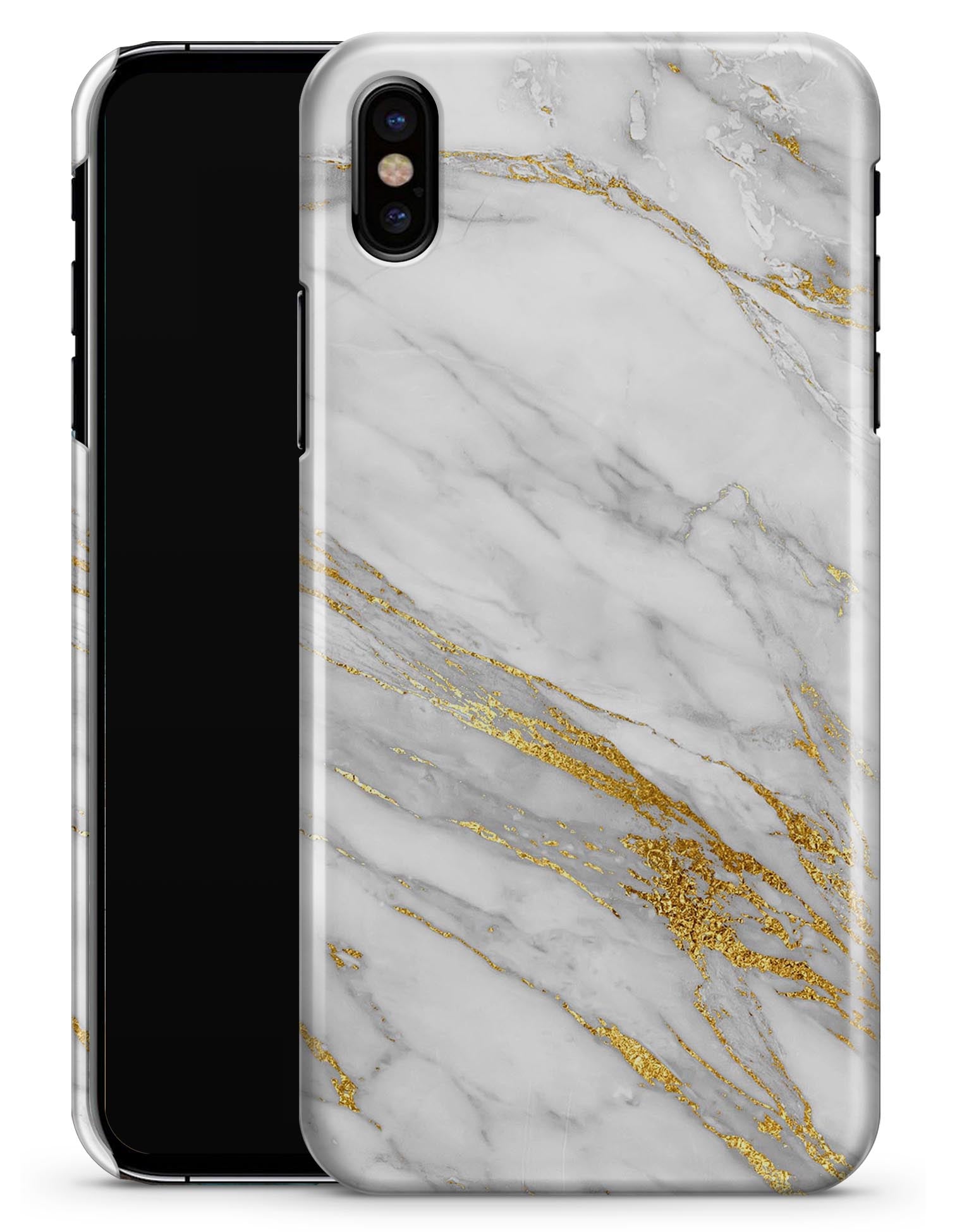 iPhone X Marble Case LoveCases Classic White