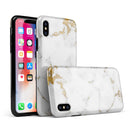 Marble & Digital Gold Foil V6 - iPhone X Swappable Hybrid Case
