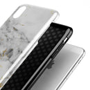 Marble & Digital Gold Foil V8 - iPhone X Swappable Hybrid Case
