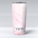Marble Surface V1 Pink - Skin Decal Vinyl Wrap Kit compatible with the Yeti Rambler Cooler Tumbler Cups
