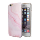 Marble Surface V1 Pink iPhone 6/6s or 6/6s Plus 2-Piece Hybrid INK-Fuzed Case