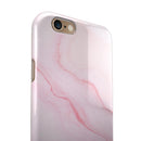 Marble Surface V1 Pink iPhone 6/6s or 6/6s Plus 2-Piece Hybrid INK-Fuzed Case