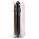 Marble Surface V1 Pink iPhone 6/6s or 6/6s Plus 2-Piece Hybrid INK-Fuzed Case