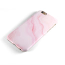 Marble Surface V1 Pink iPhone 6/6s or 6/6s Plus 2-Piece Hybrid INK-Fuzed Case