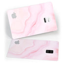 Marble Surface V1 Pink - Premium Protective Decal Skin-Kit for the Apple Credit Card