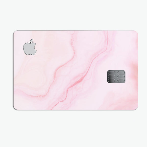 Marble Surface V1 Pink - Premium Protective Decal Skin-Kit for the Apple Credit Card