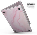 Marble Surface V1 Pink // Skin Decal Wrap Kit Compatible with the Apple MacBook Pro, Pro with Touch Bar or Air (11, 12, 13, 15 & 16" - All Versions Available)